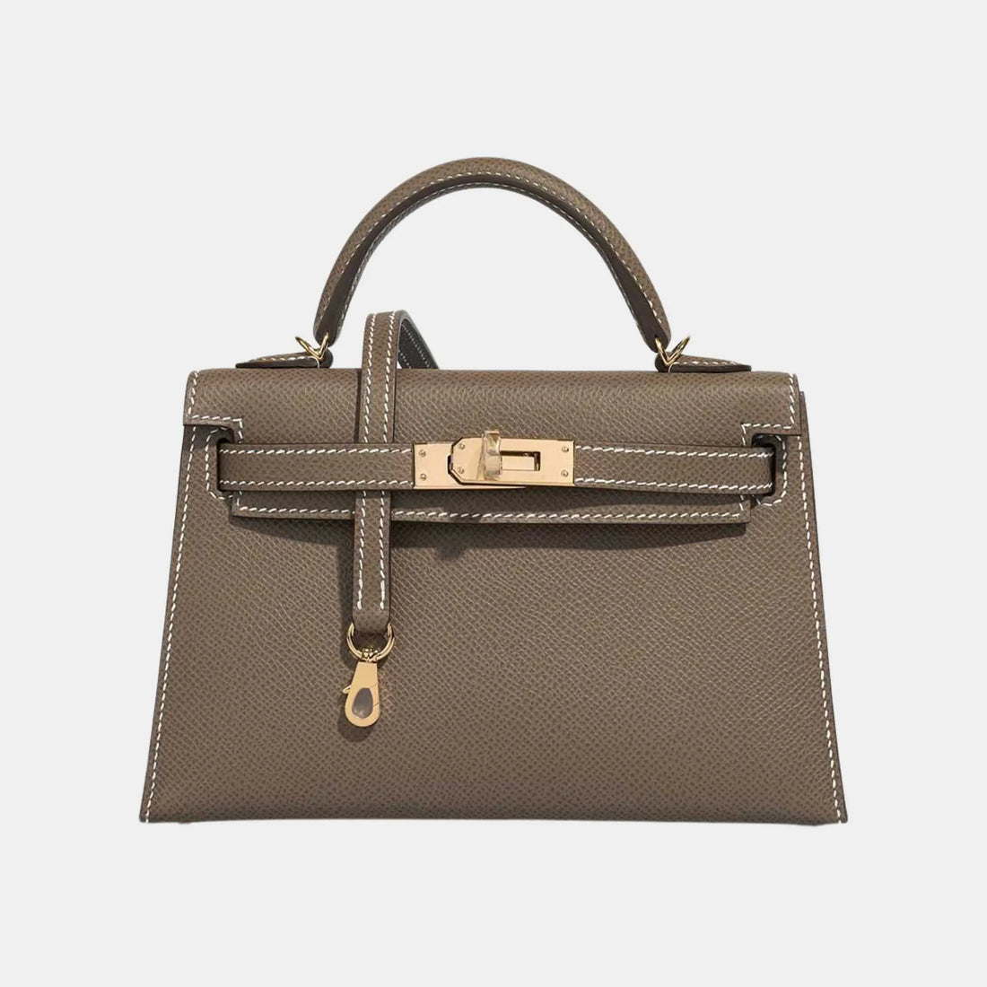 Hermes Kelly Mini Epsom Etoupe GHW