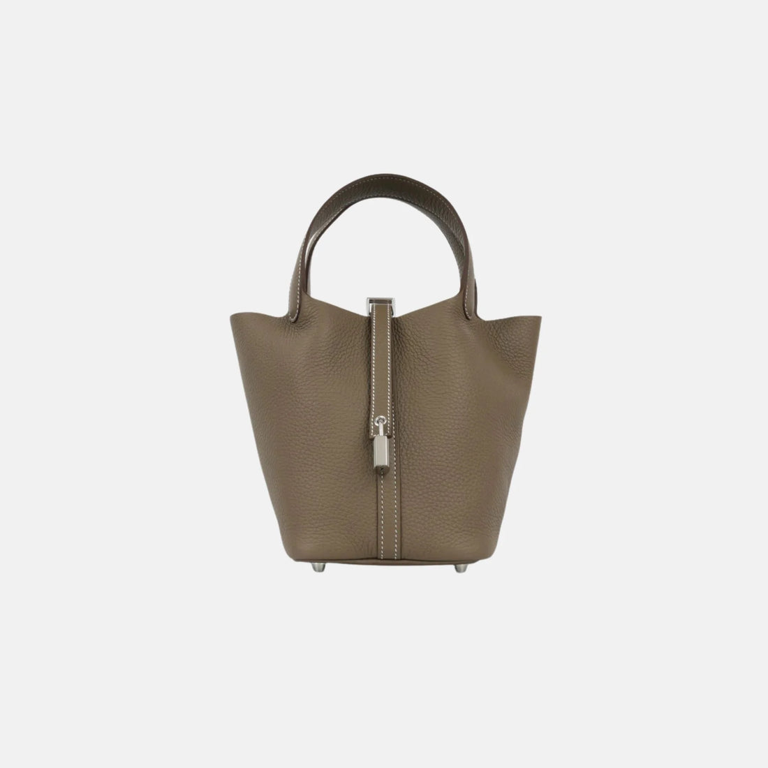 Hermes Picotin 22 Taurillon Clemence Rouge H GHW