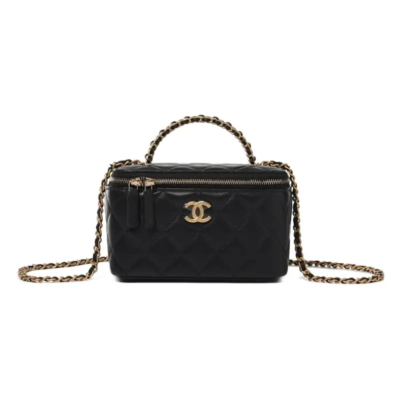 CHANEL Long Vanity with Chain in Shiny Grained